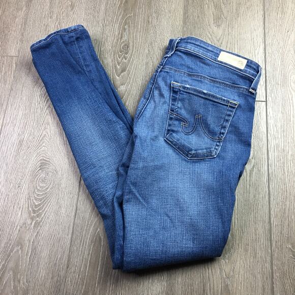 Adriano Goldschmied The Legging Super Skinny Denim Jeans Blue Wash 26R - Picture 3 of 9